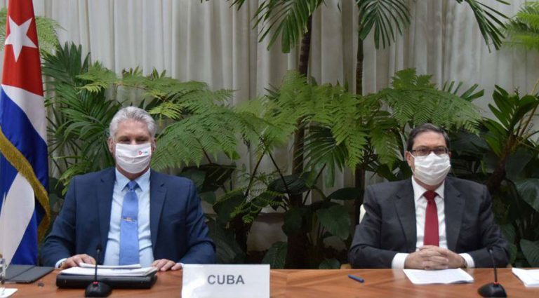 Miguel Diaz-Canel y la cumbre MNOAL 2020