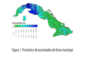 PRONÓSTICO SOBRE EL COMPORTAMIENTO DE LA LLUVIA Y LOS EMBALSES DEL 6 Y AL 8 DE NOVIEMBRE DE 2024